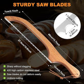 15.7 Inch Wooden Sourdough Bread Knife